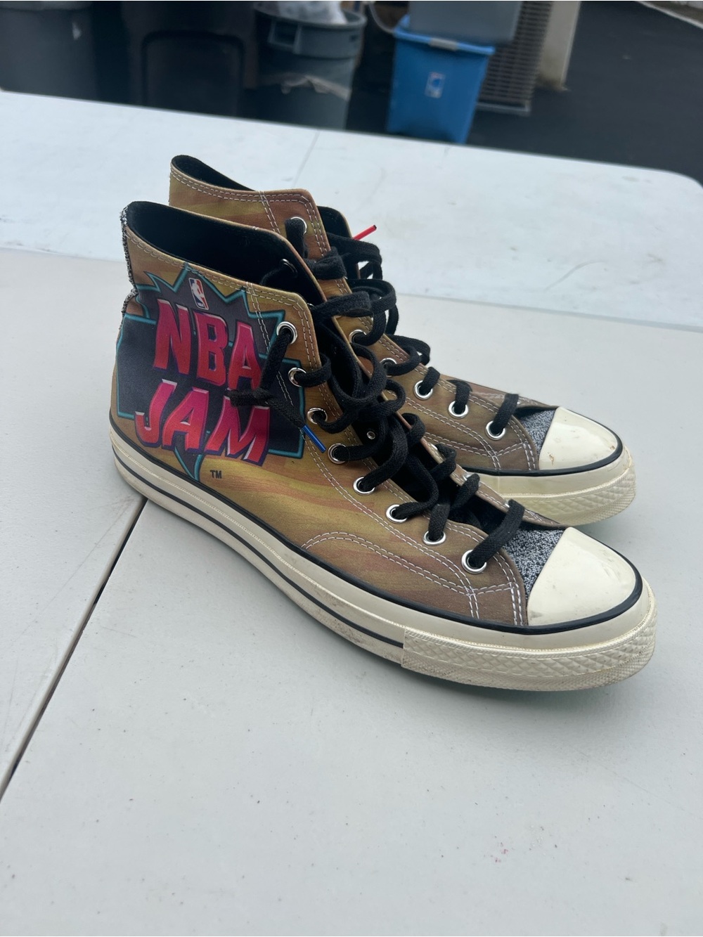 Size 12 - NBA Jam x Converse Chuck 70 High Hardwood Floor